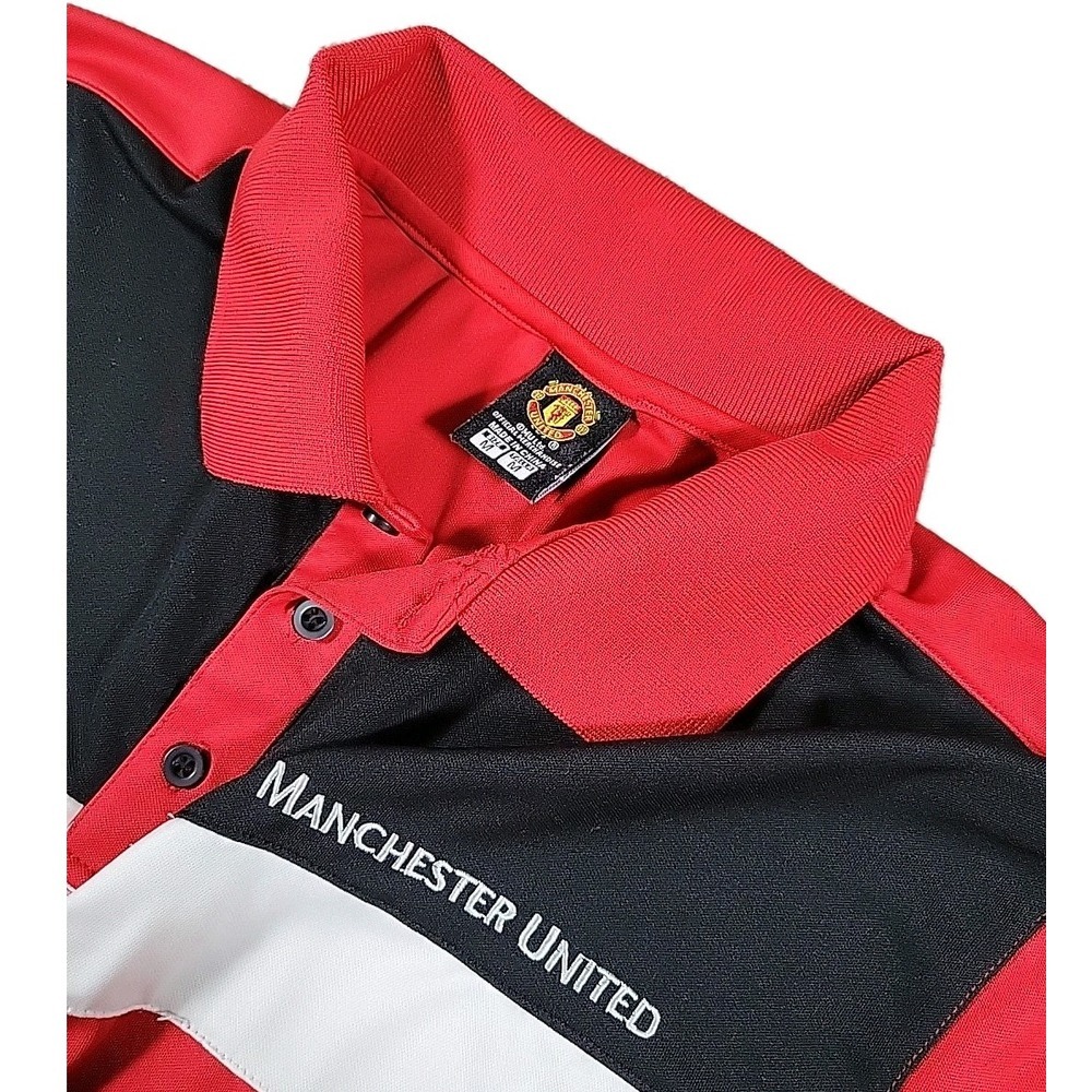 Manchester United Polo Shirt Men's Size MEDIUM RED, ‎ Official Merchandise